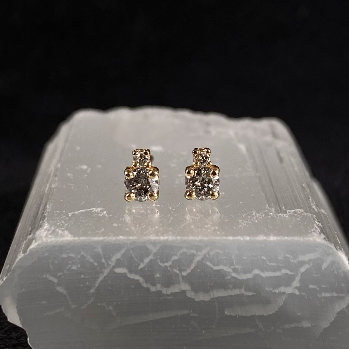 Double Pepper Diamond Studs