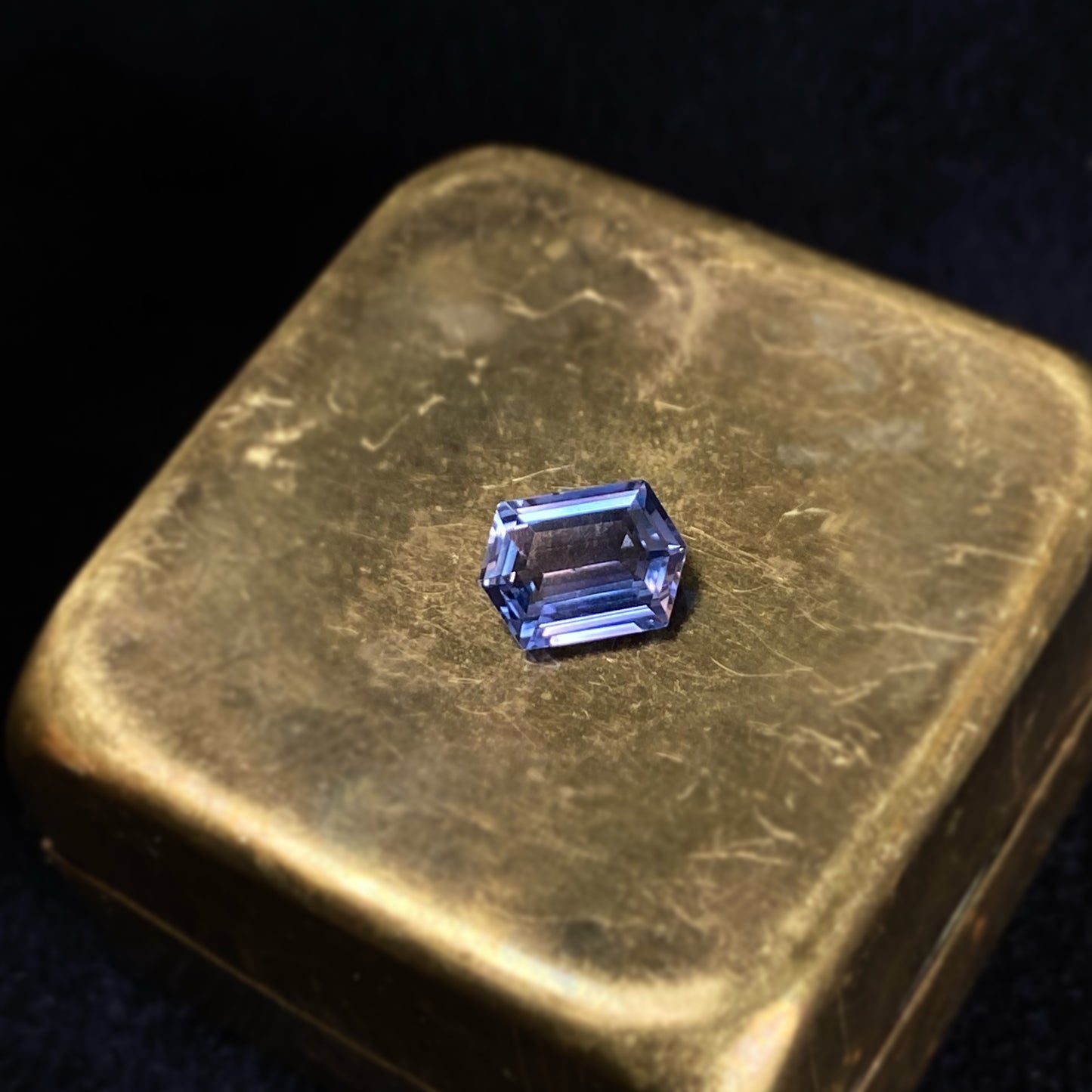 2.08c Hexagon Purple Sapphire