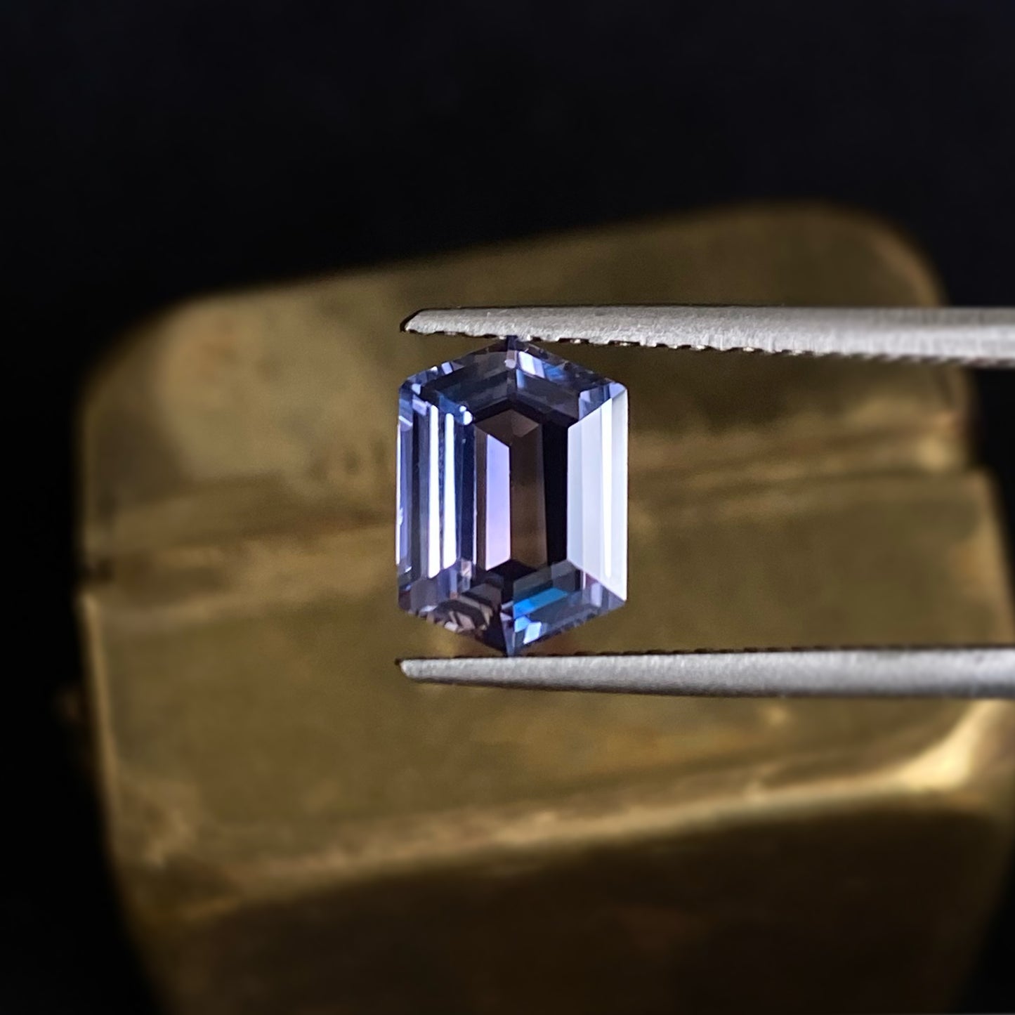 2.08c Hexagon Purple Sapphire