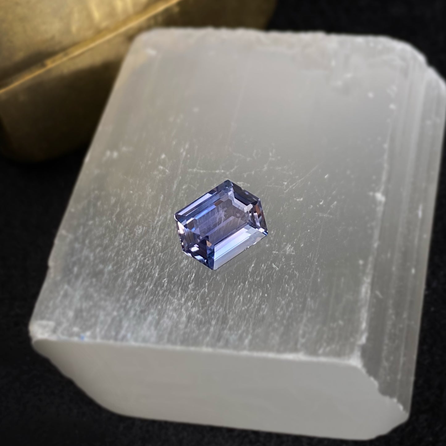 2.08c Hexagon Purple Sapphire