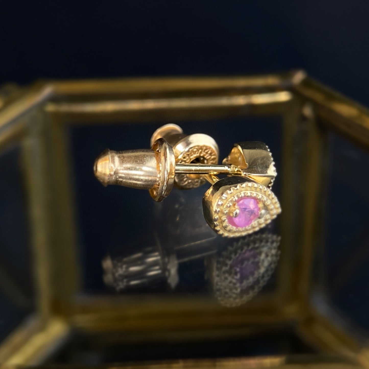 Peony Pink Eleanor Studs