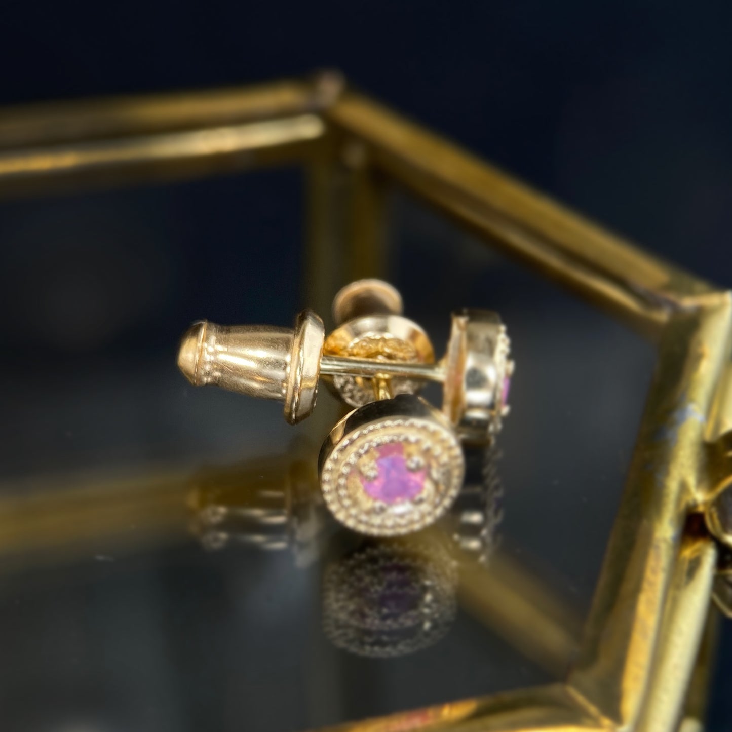 Spring Pink Eleanor Studs