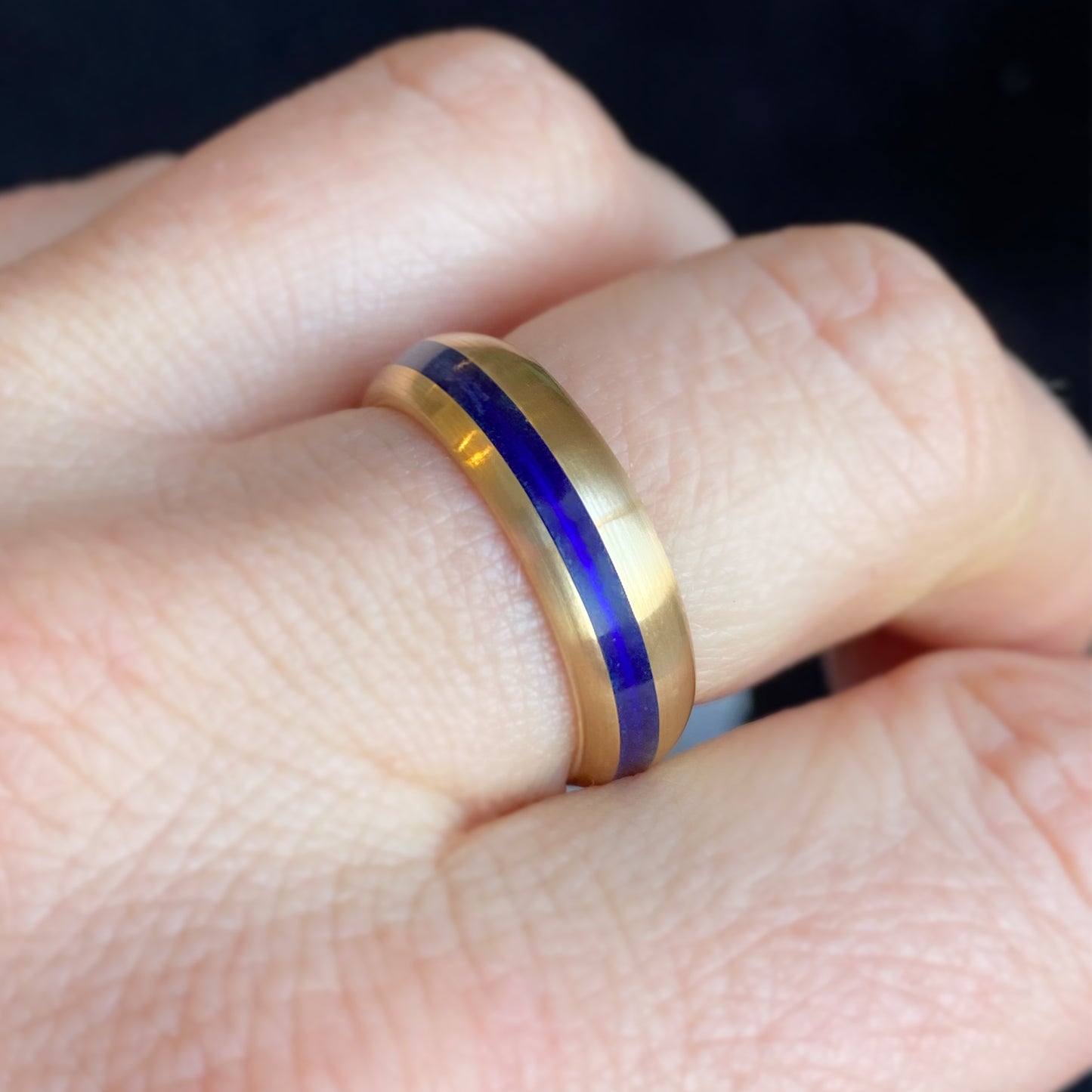 Classic Band - Enamelled Gold