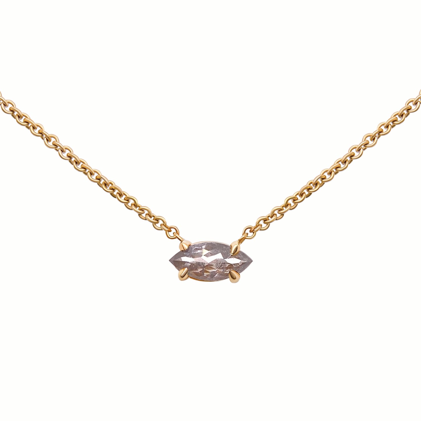 Glass Slipper Diamond Necklace