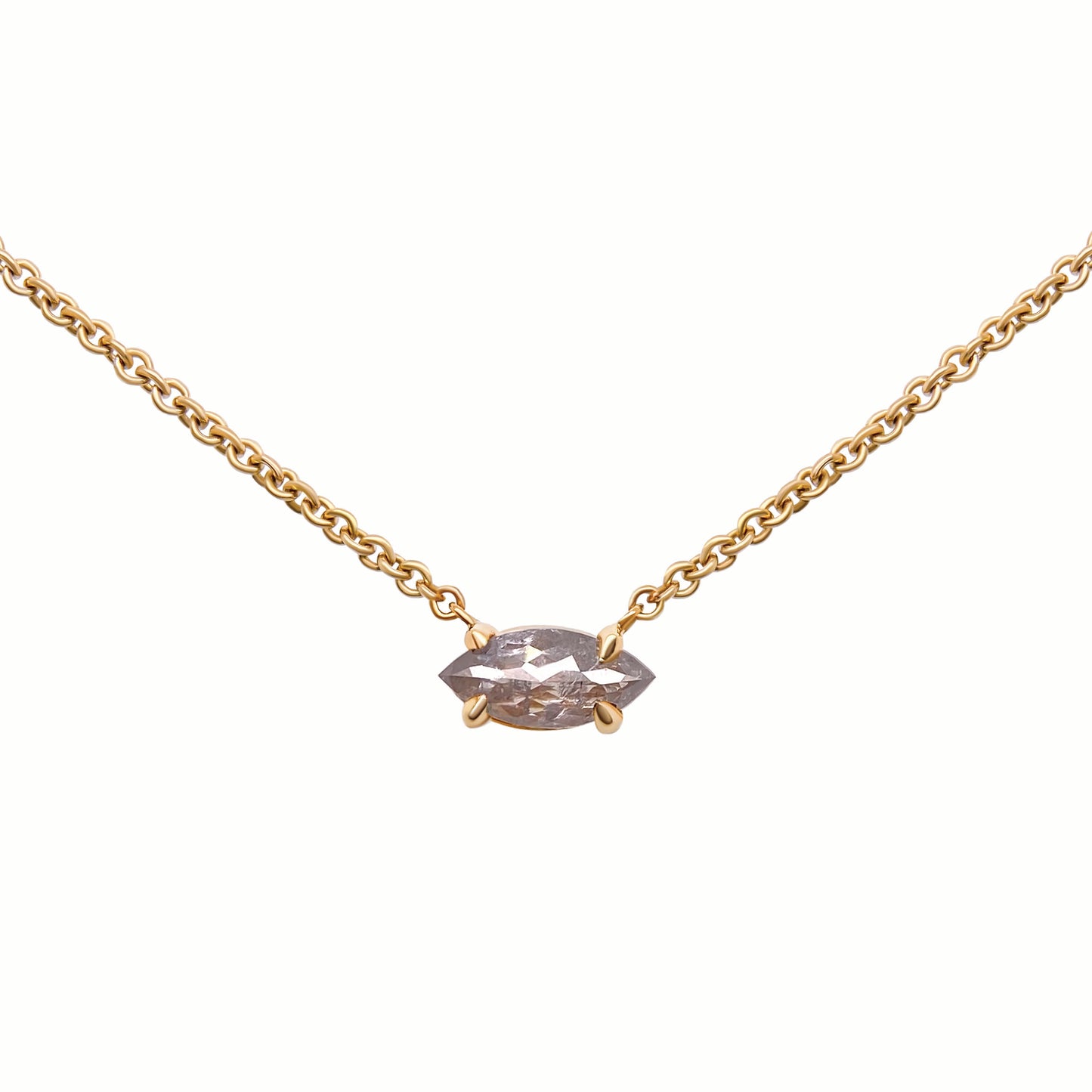 Glass Slipper Diamond Necklace