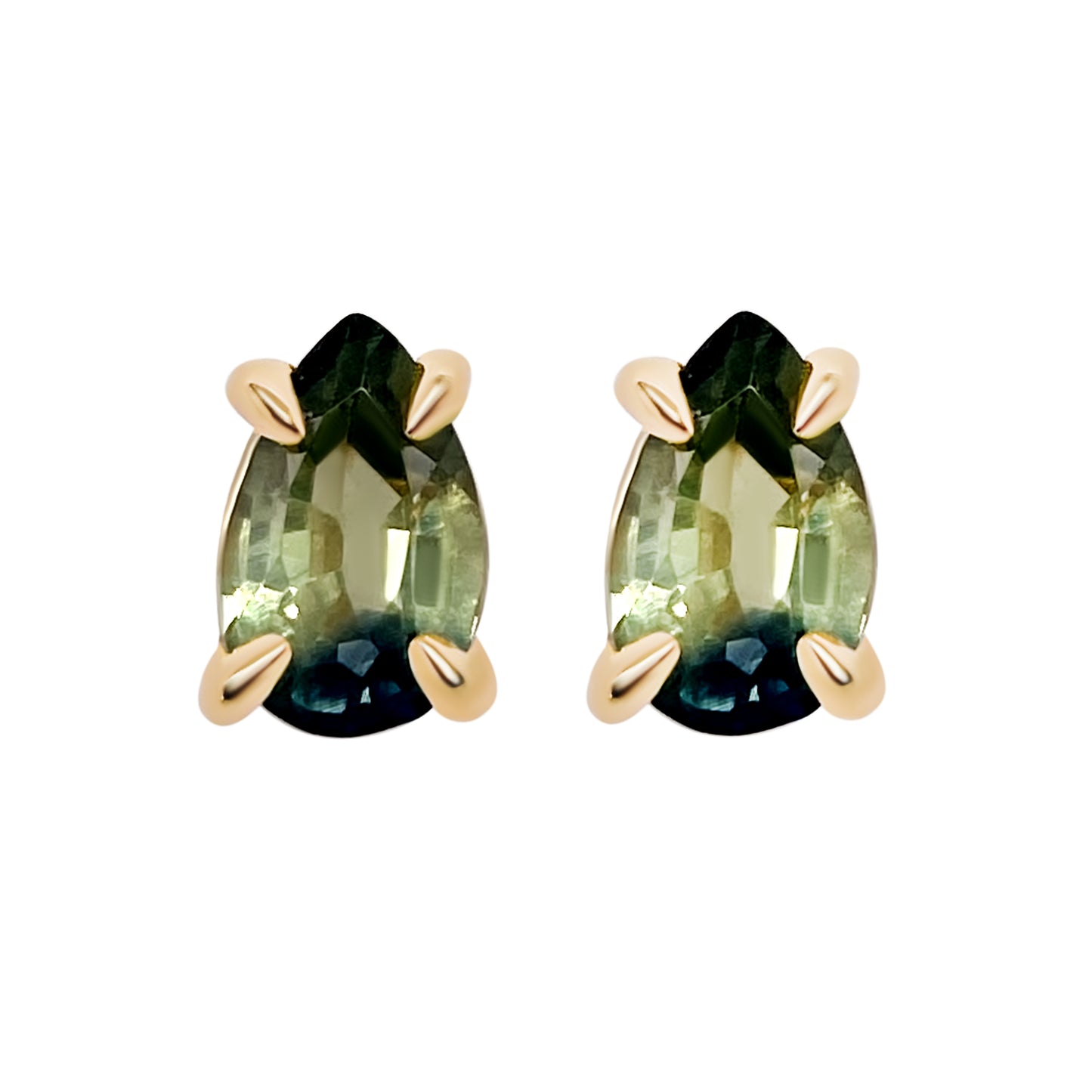 Pear Parti Sapphire Studs