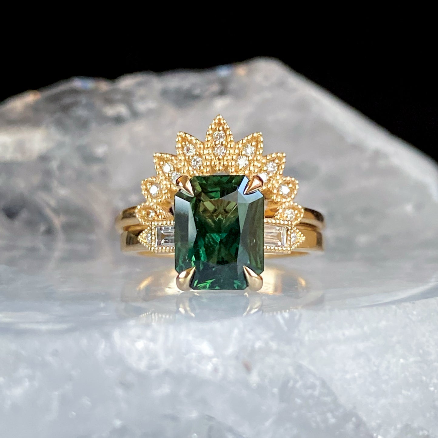 Lilah Diamond Crown - Gold