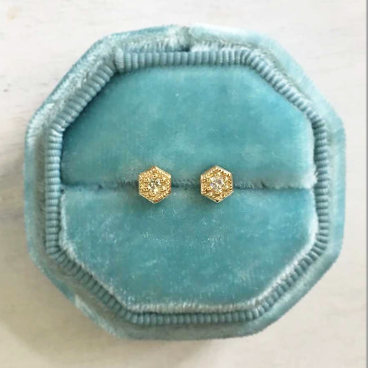 Eleanor Hex Studs