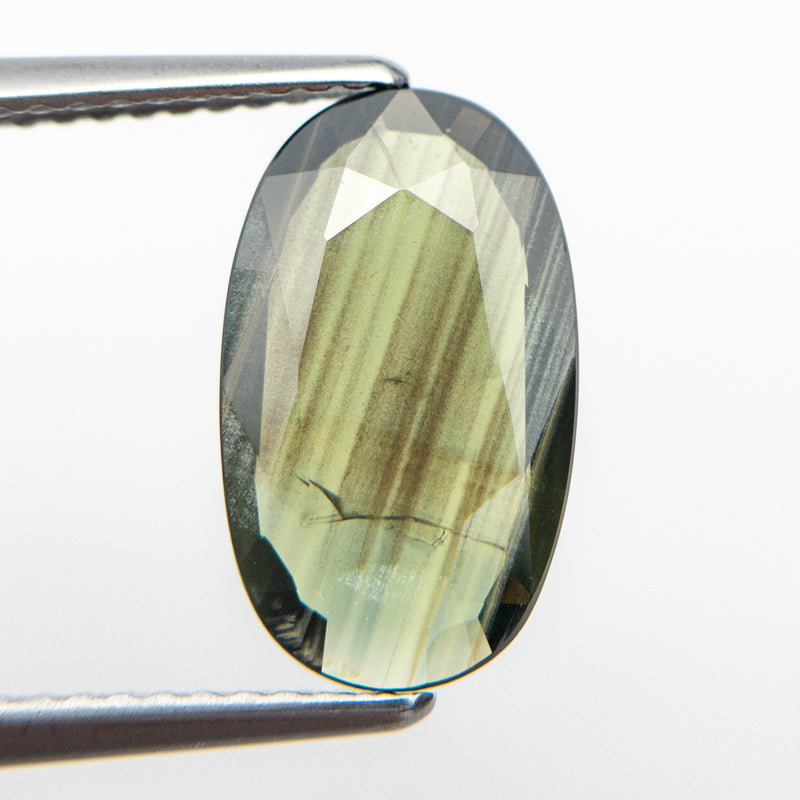 2.51ct 13.22x7.84x2.01mm Oval Portrait Cut Sapphire 19255-02 hold D2809 - Misfit Diamonds