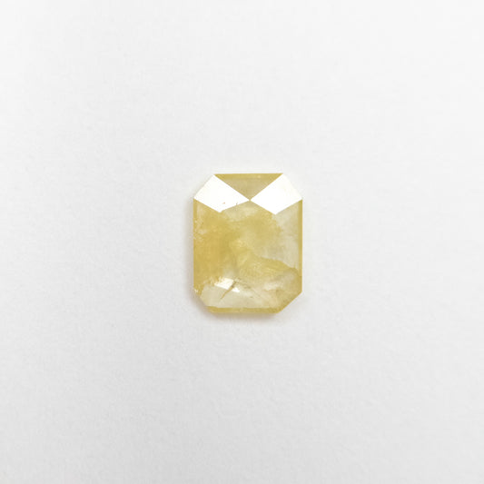 0.28ct 5.11x3.97x1.08mm Yellow Cut Corner Rectangle Rosecut Diamond