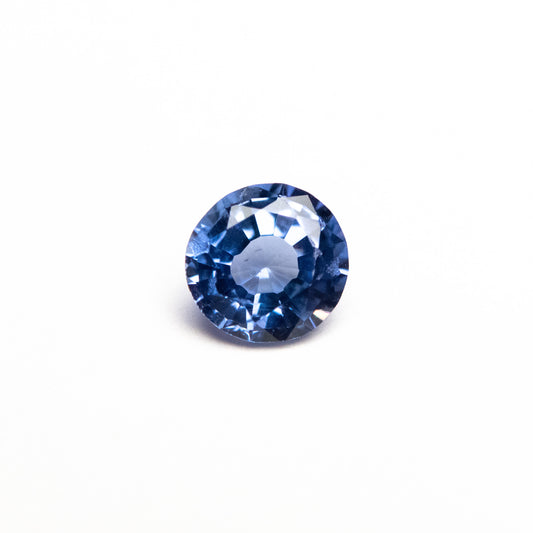 0.56ct 5.03x5.15x2.77mm Blue Round Brilliant Sapphire EGEM-09