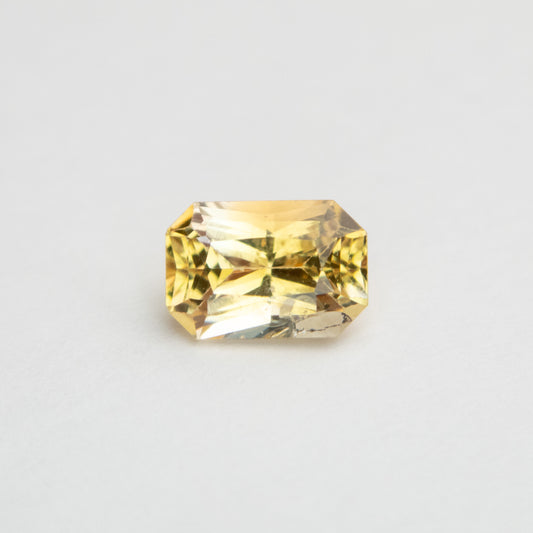 0.73ct 6.01x4.11x3.16mm Yellow Orange Radiant Cut Sapphire EGEM-61