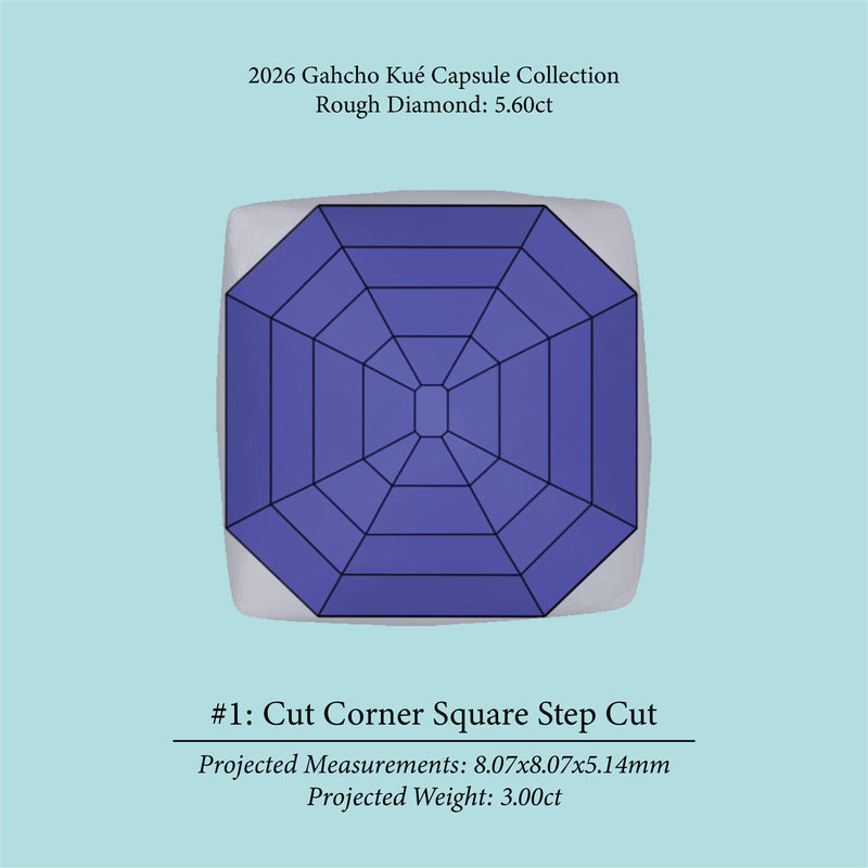 5.60ct VVS1 C1 Pre-Cut Canadian Champagne Diamond 27939