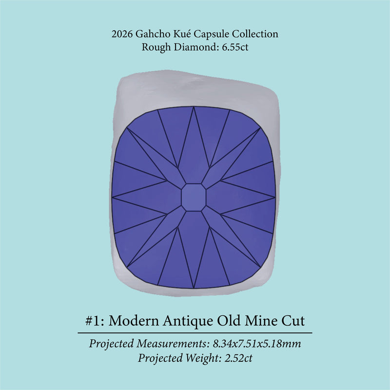 6.55ct Pre-Cut Canadian Champagne Diamond 27940