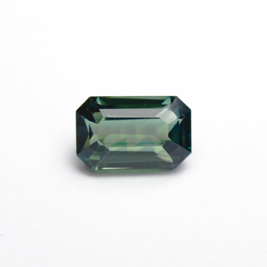 1.87ct 7.87x5.05x4.16mm Teal Cut Corner Rectangle Step Cut Sapphire EGEM-37