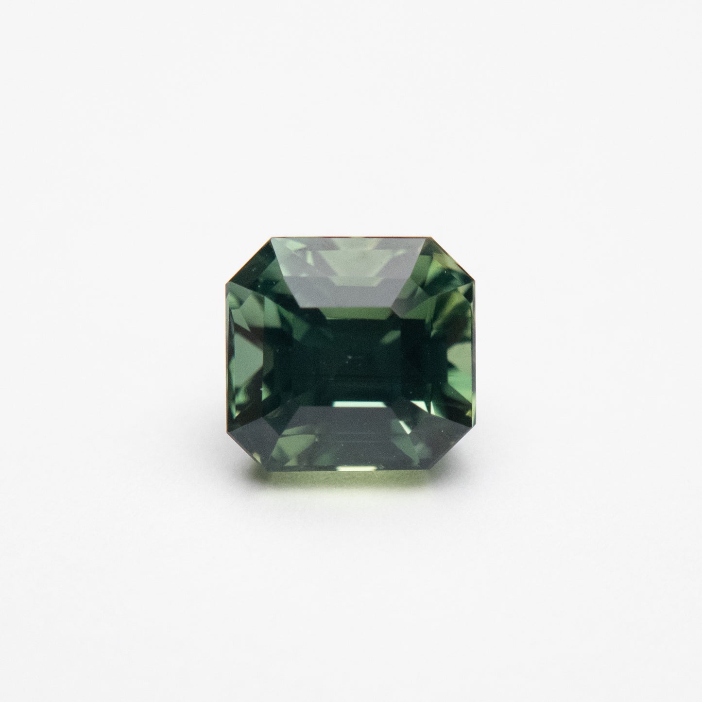 1.89ct 6.17x5.78x5.42mm Green Cut Corner Step Cut Rectangle Sapphire EGEM-31