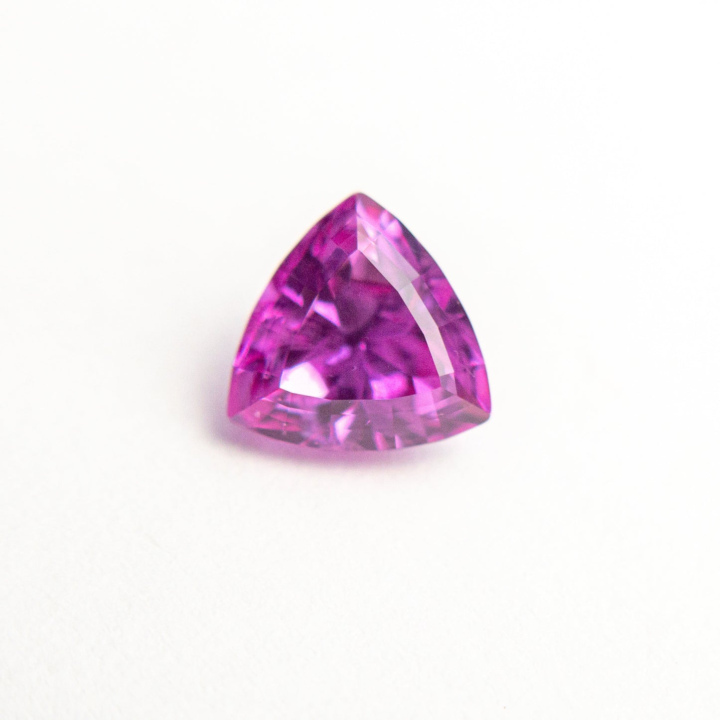 1.42ct 6.64x6.63x4.49mm Pink Trillion Brilliant Sapphire 19524-01