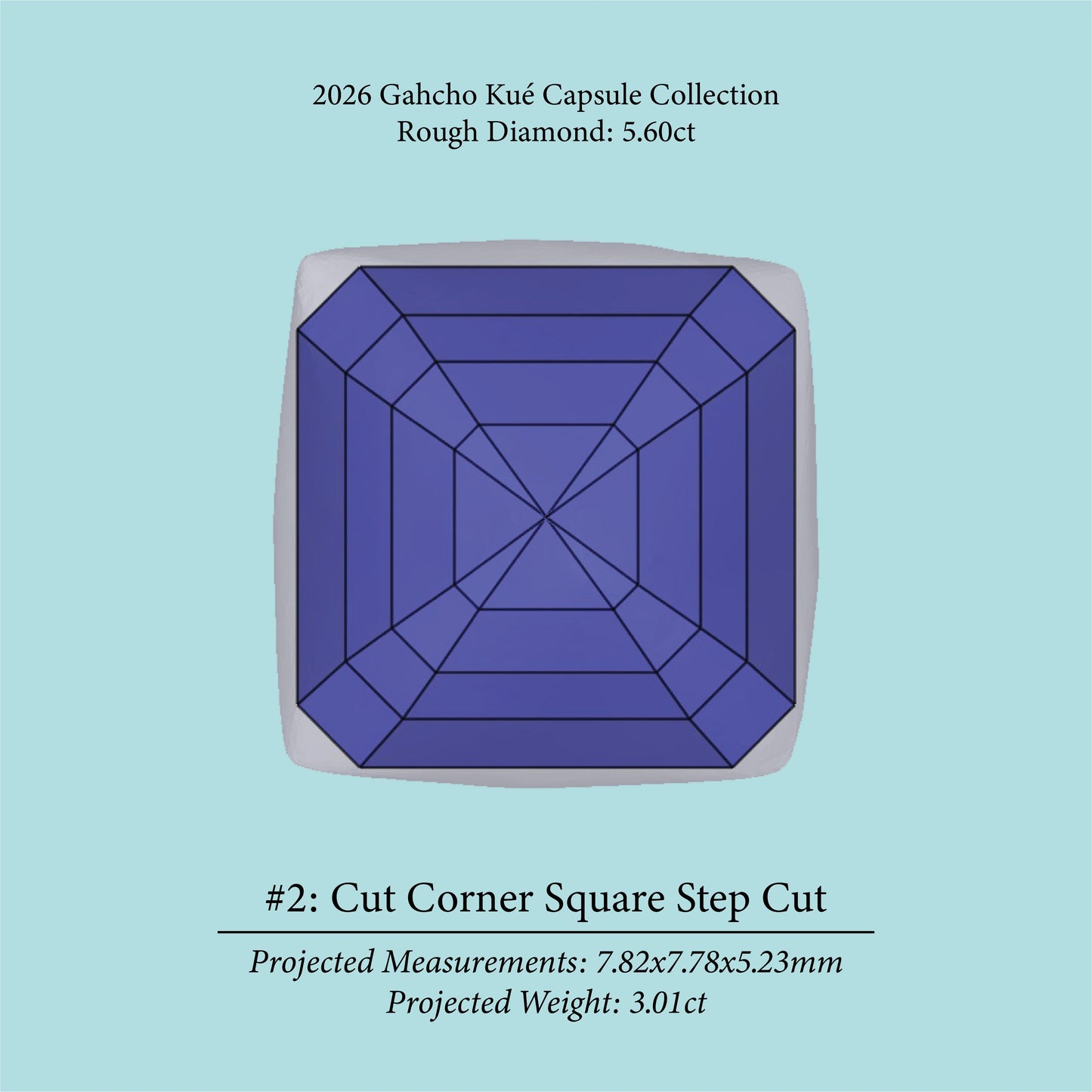 5.60ct VVS1 C1 Pre-Cut Canadian Champagne Diamond 27939