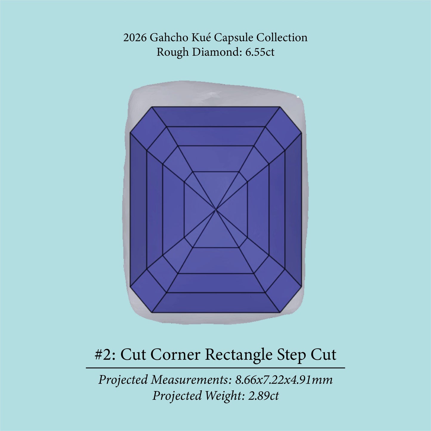6.55ct Pre-Cut Canadian Champagne Diamond 27940