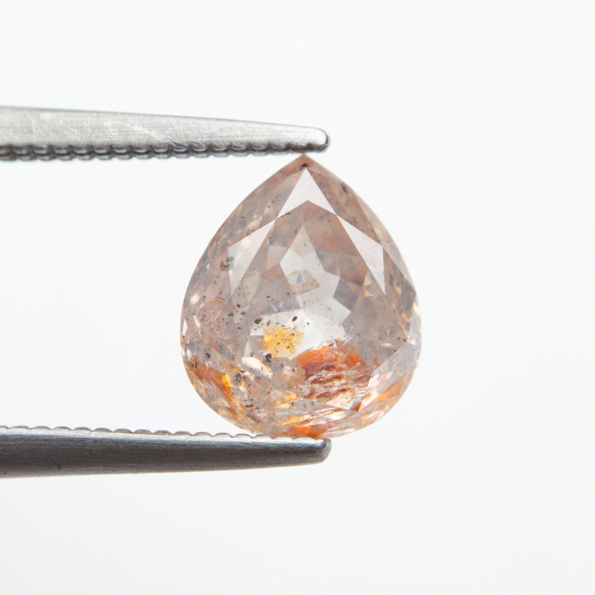 2.09ct 8.79x7.38.4.23mm Rustic Pear Double Cut Diamond EGEM-53