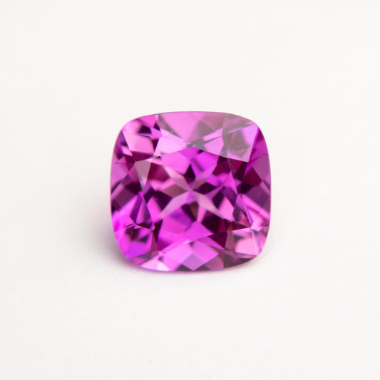 2.78ct 9.35x8.07x5.09mm Pink Cushion Cut Lab Sapphire EGEM-68