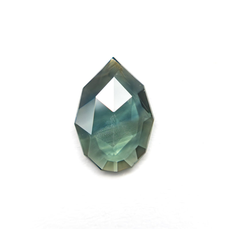 0.81ct 8.66x5.98x1.70mm Geo Pear Rosecut Sapphire 22436-08