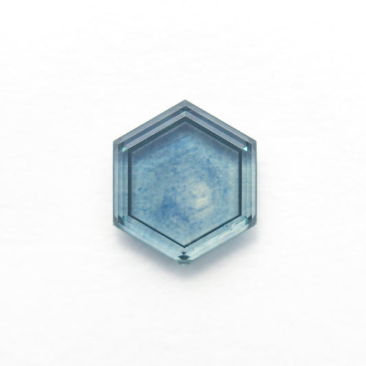 1.57ct 8.15x7.10x2.20mm Hexagon Portrait Cut Sapphire 23474-60