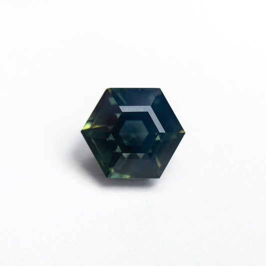 1.63ct 7.03x6.10x4.58mm Hexagon Step Cut Sapphire 25072-01