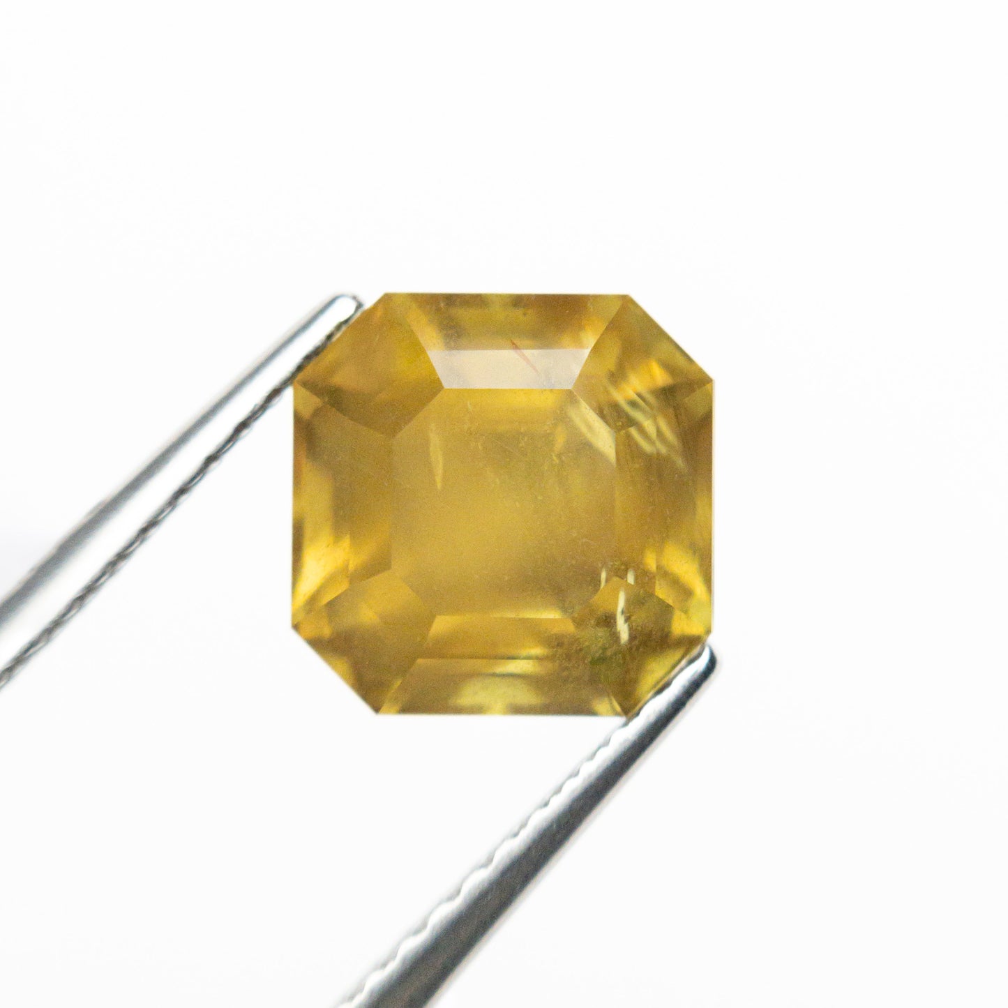 4.79ct 8.06x8.02x7.64mm Cut Corner Square Step Cut Sapphire 25934-01