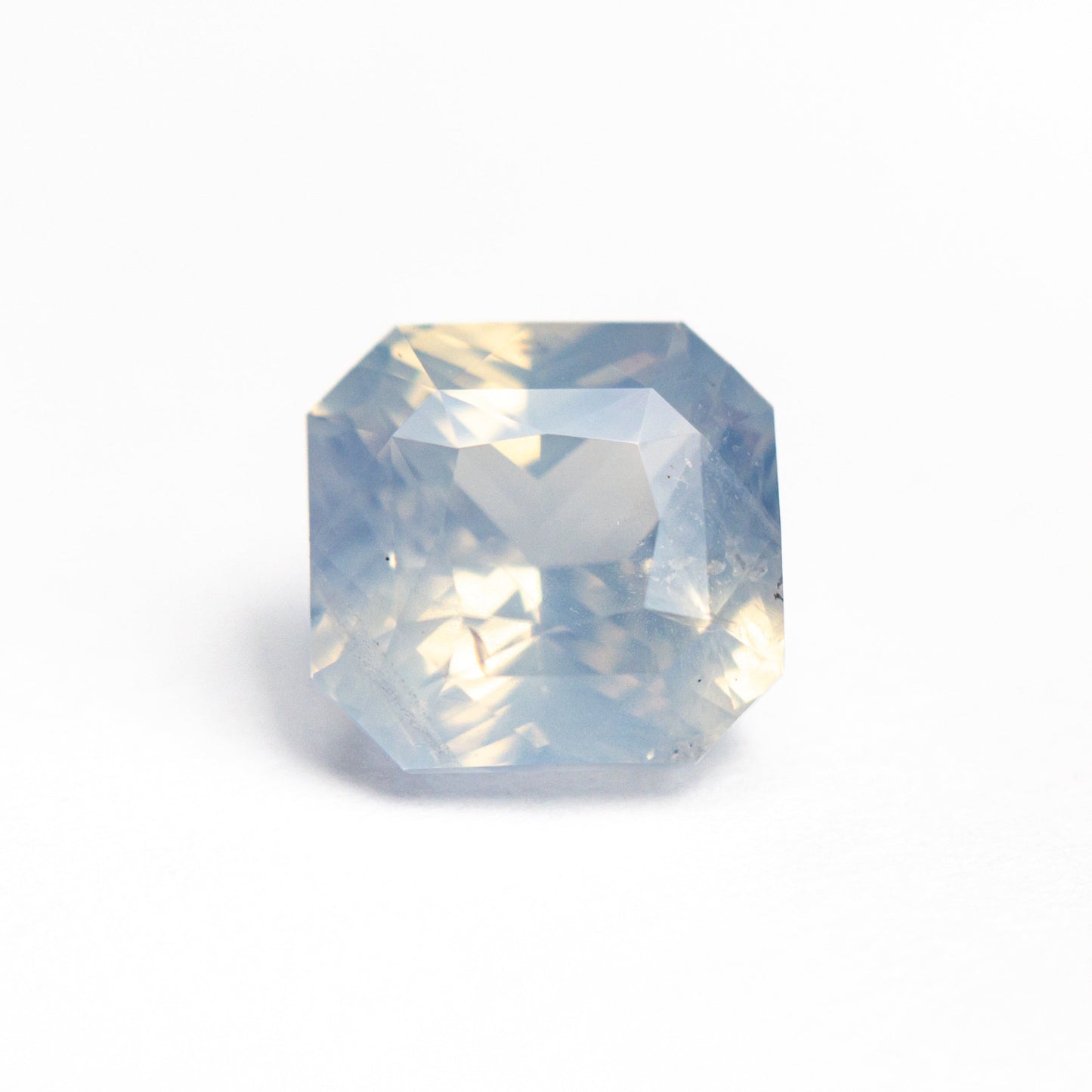 3.56ct 7.88x7.55x6.00mm Cut Corner Square Brilliant Sapphire 26091-01