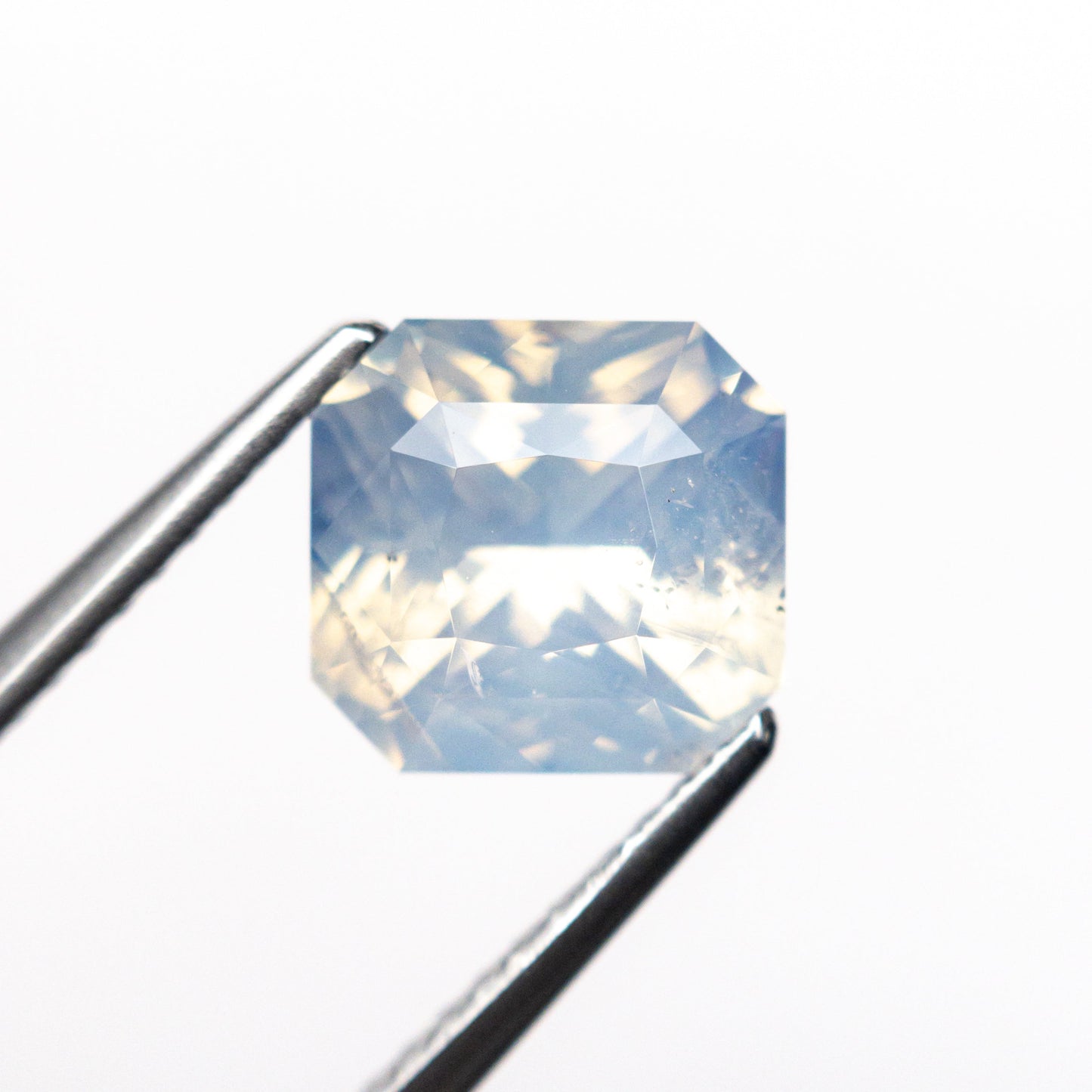 3.56ct 7.88x7.55x6.00mm Cut Corner Square Brilliant Sapphire 26091-01