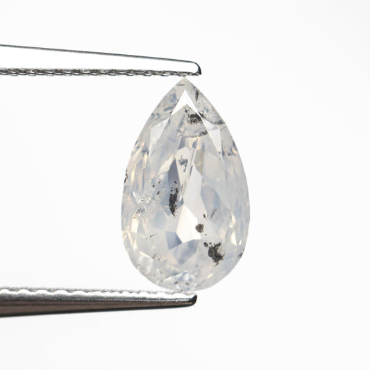 1.98ct 10.34x6.22x3.77mm Fancy White Pear Double Cut 26787-27