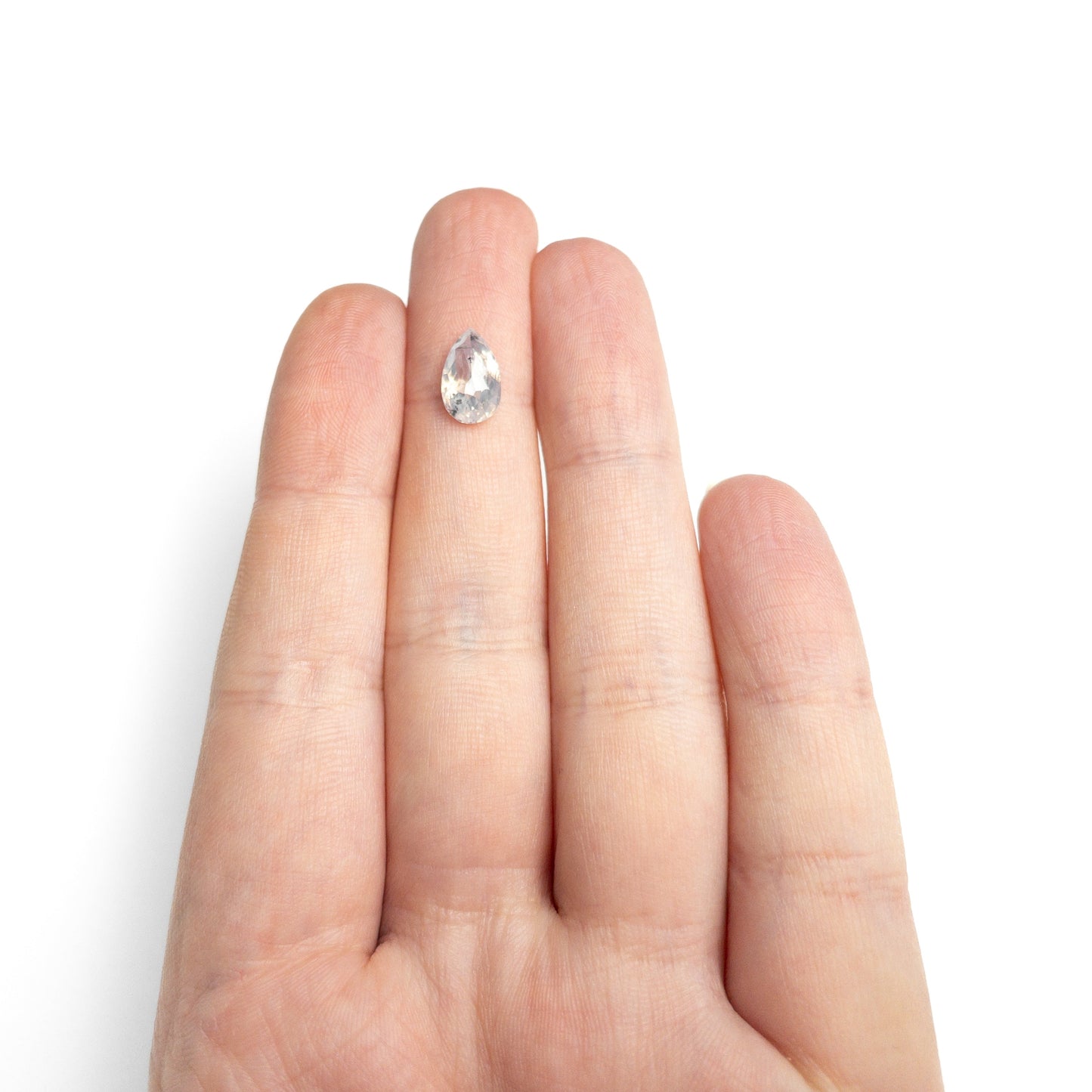 1.98ct 10.34x6.22x3.77mm Fancy White Pear Double Cut 26787-27