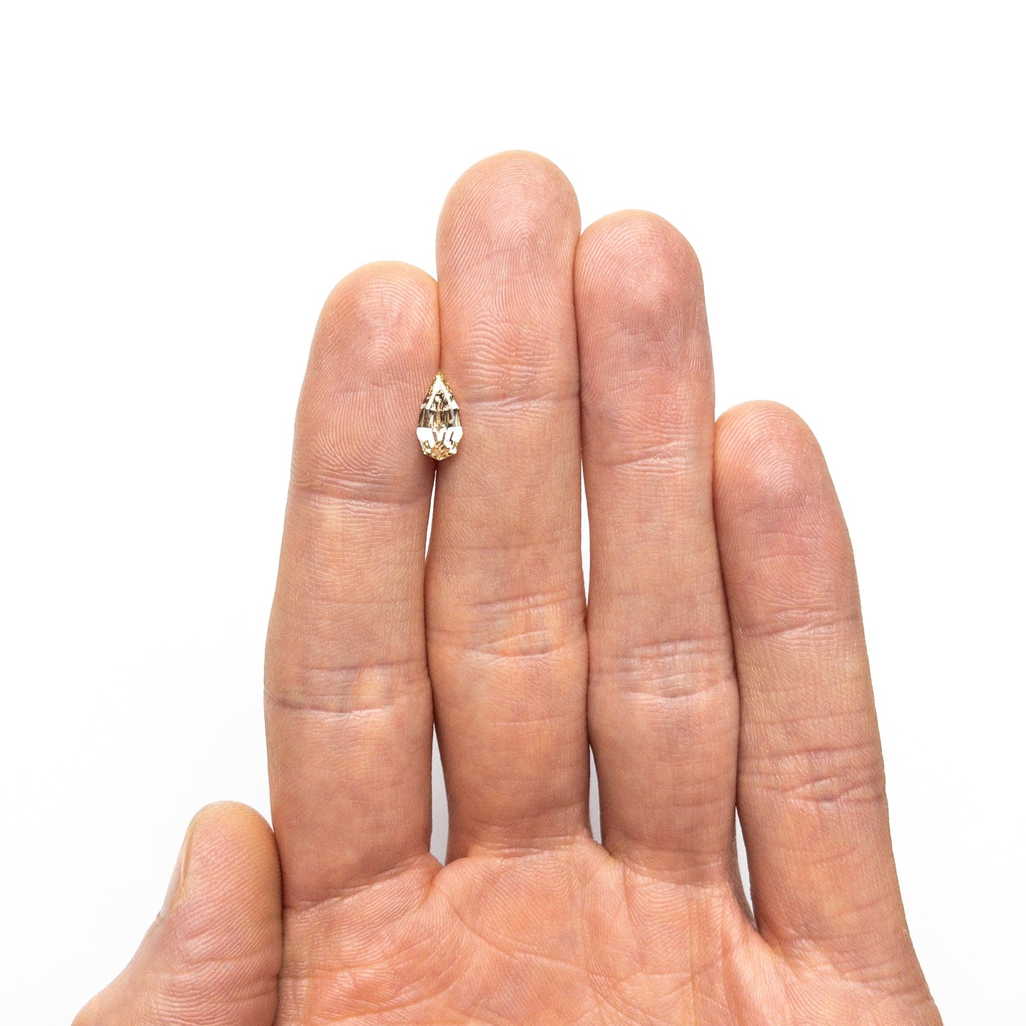 1.00ct 10.21x5.14x2.94mm VS1 C4 Geo Pear Step Cut 27082-15