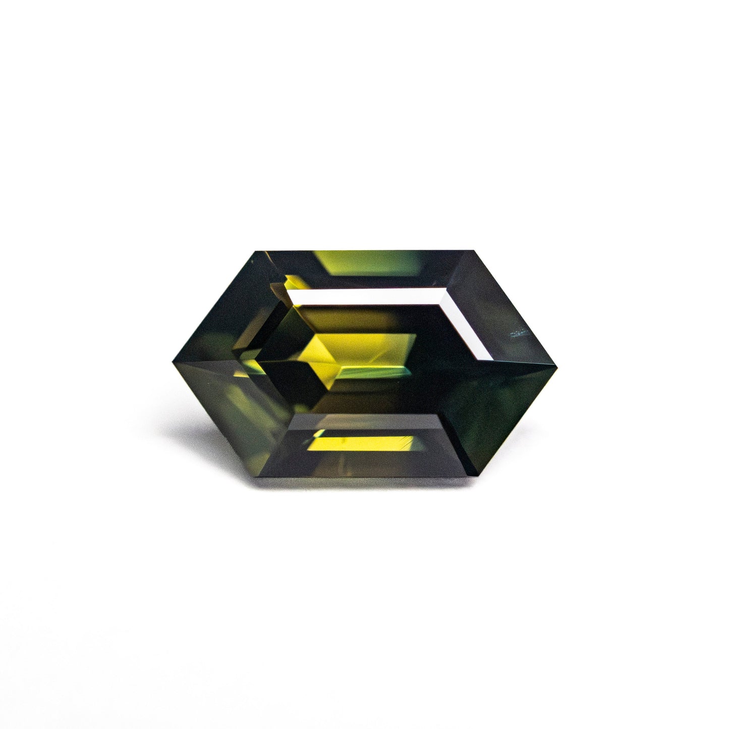 1.27ct 8.76x5.16x3.60mm Hexagon Step Cut Sapphire 27156-01