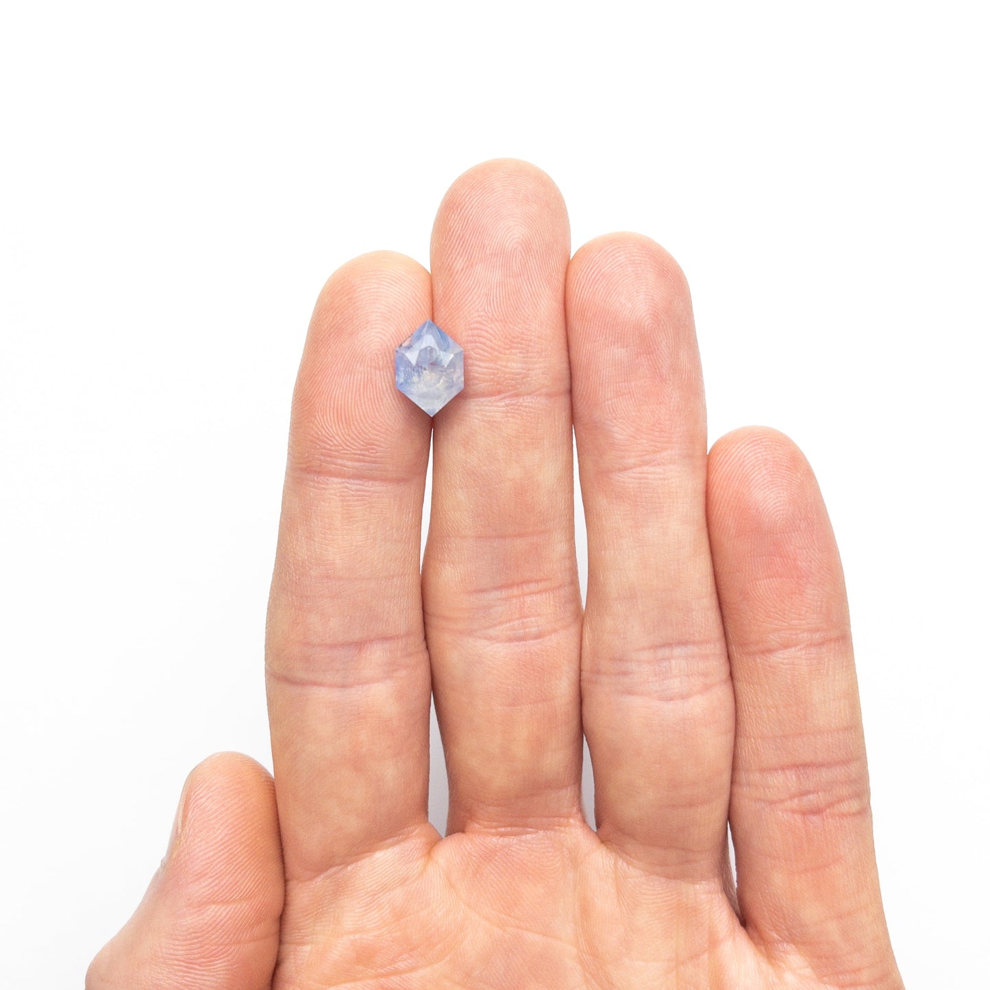 4.47ct 11.26x7.87x7.07mm Hexagon Brilliant Sapphire 27161-01