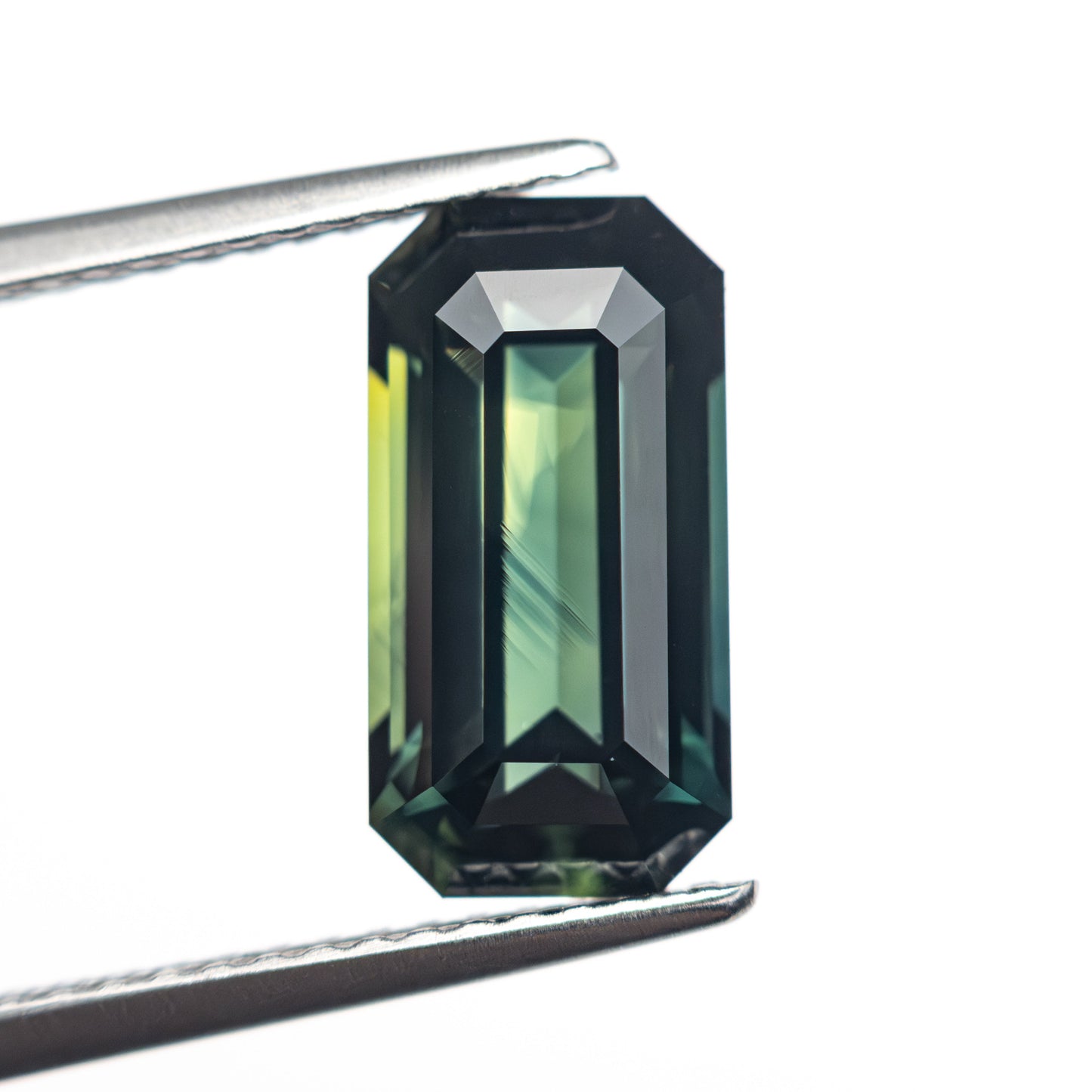 3.73ct 11.89x6.14x4.89mm Cut Corner Rectangle Step Cut Sapphire 27306-01