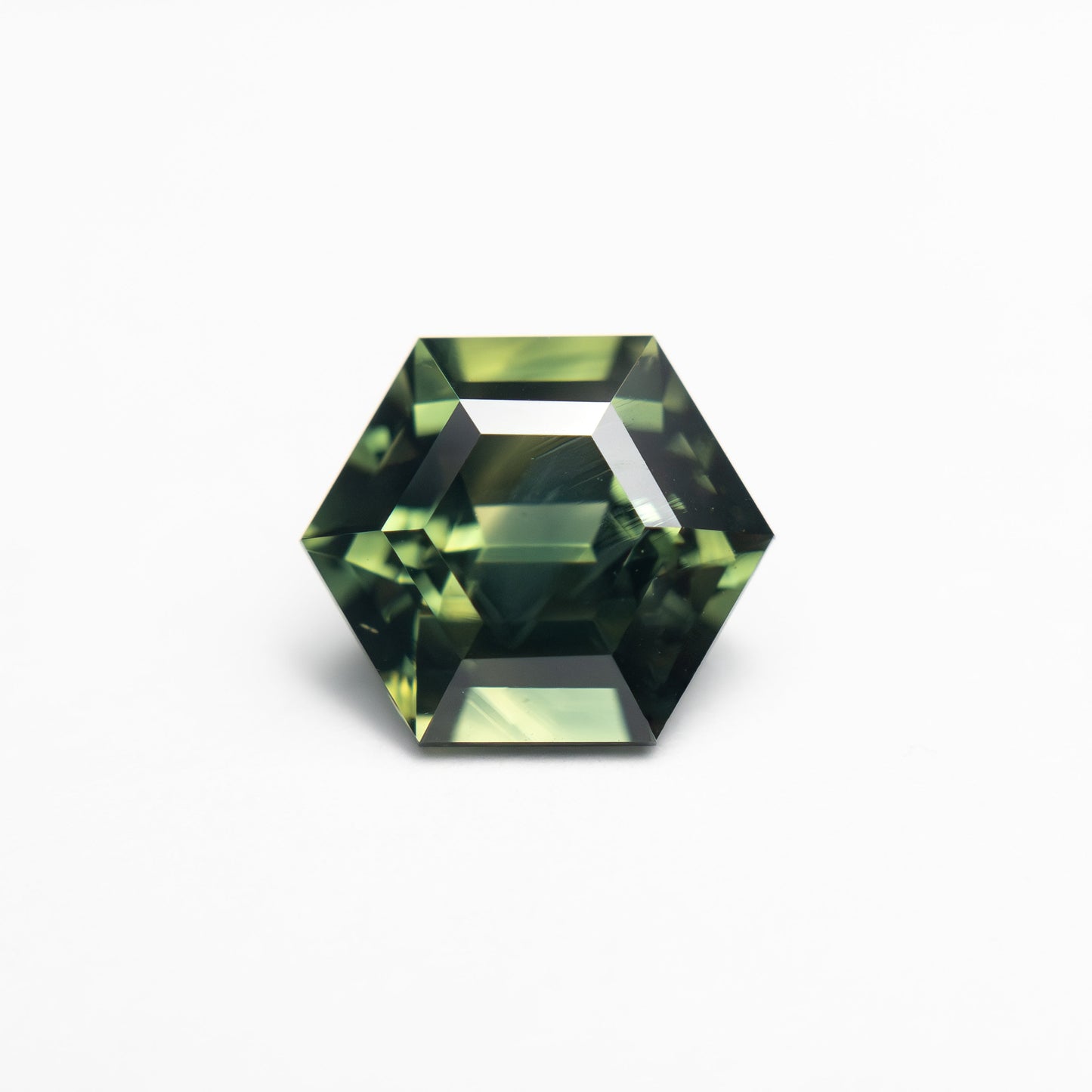 2.21ct 8.35x7.26x4.85mm Hexagon Step Cut Sapphire 27321-01