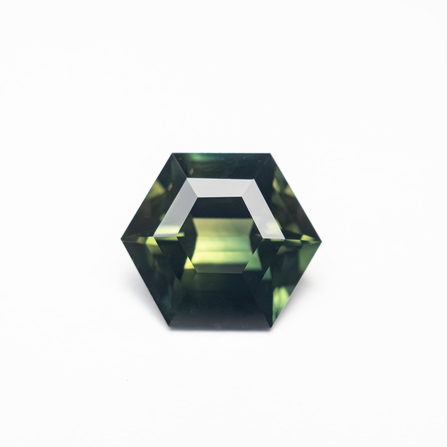 2.06ct 8.69x7.62x4.17mm Hexagon Step Cut Sapphire 27321-02