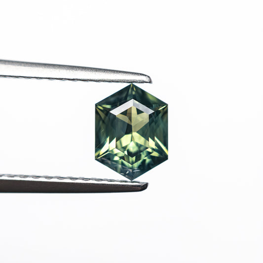 0.88ct 6.85x5.13x3.19mm Hexagon Step Cut Sapphire 27336-01