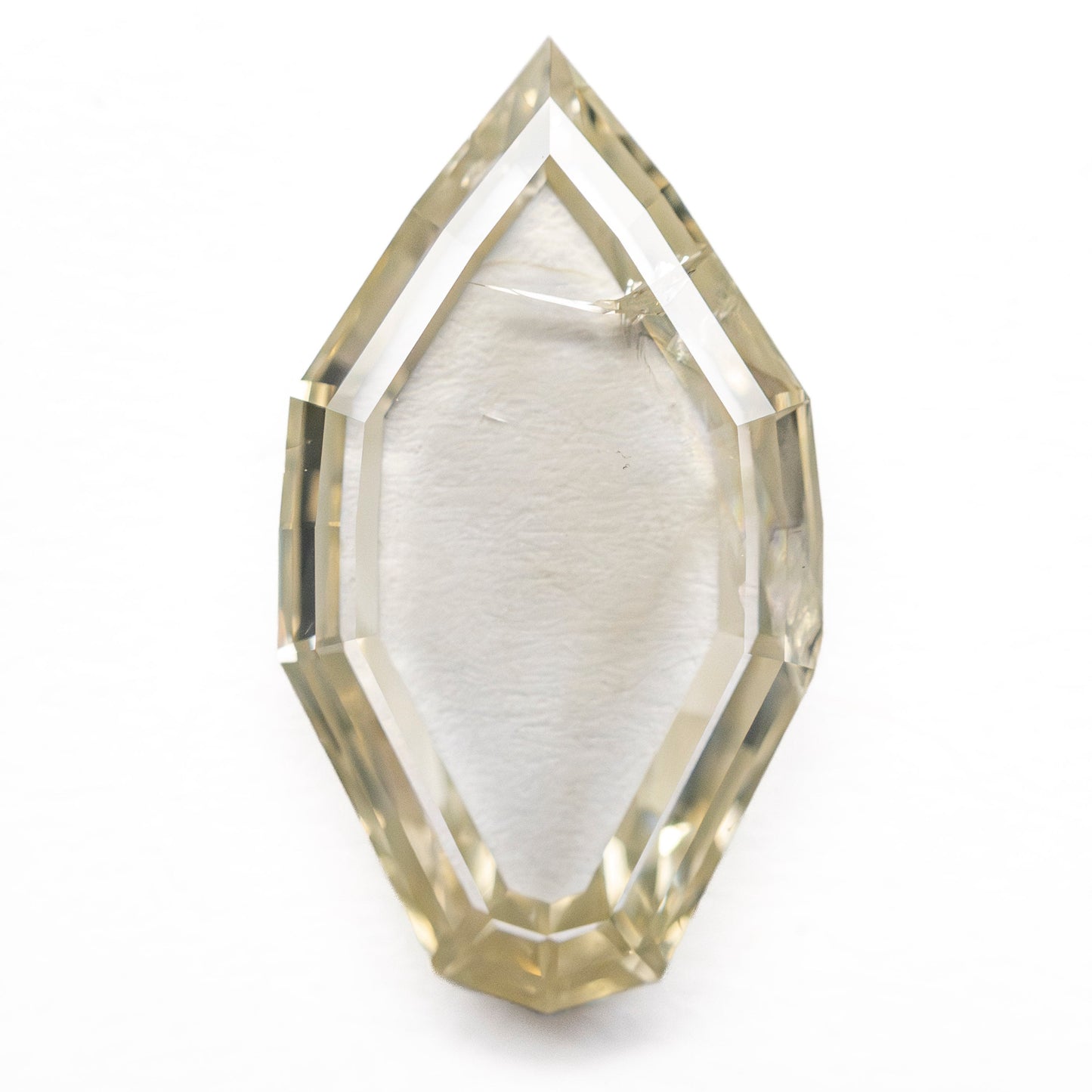 5.02ct 17.21x9.63x3.10mm I2 O-P Geo Shield Portrait Cut 27411-01