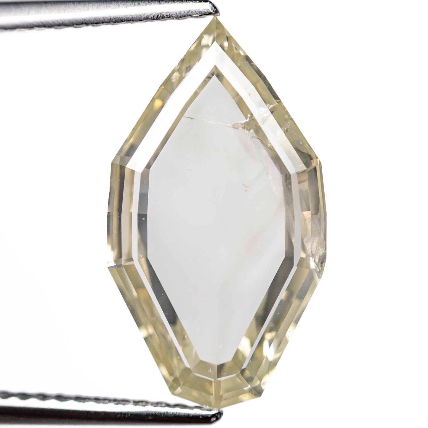 5.02ct 17.21x9.63x3.10mm I2 O-P Geo Shield Portrait Cut 27411-01