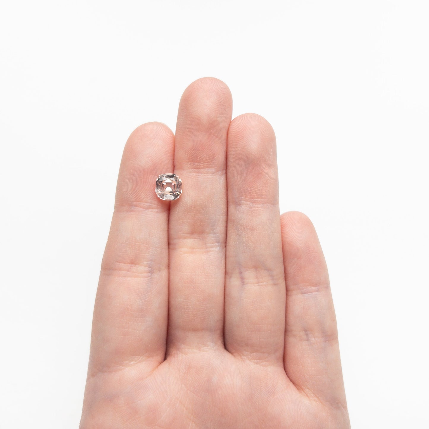 2.36ct 7.51x7.13x4.85mm GIA Padparadscha Cushion Brilliant Sapphire 27417-01