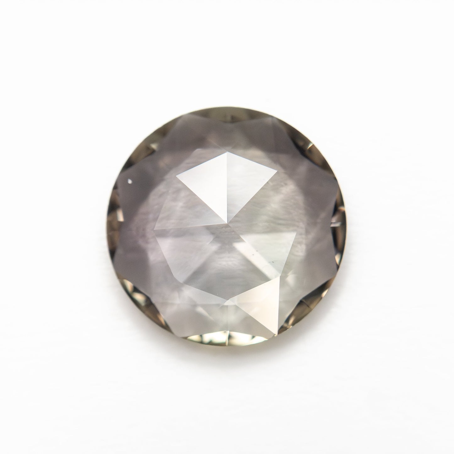 1.56ct 8.53x8.52x2.41mm Round Rosecut Sapphire 27744-03