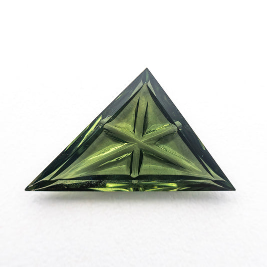 1.33ct 7.38x12.60x1.96mm Triangle Fantasy Cut Sapphire 27762-04