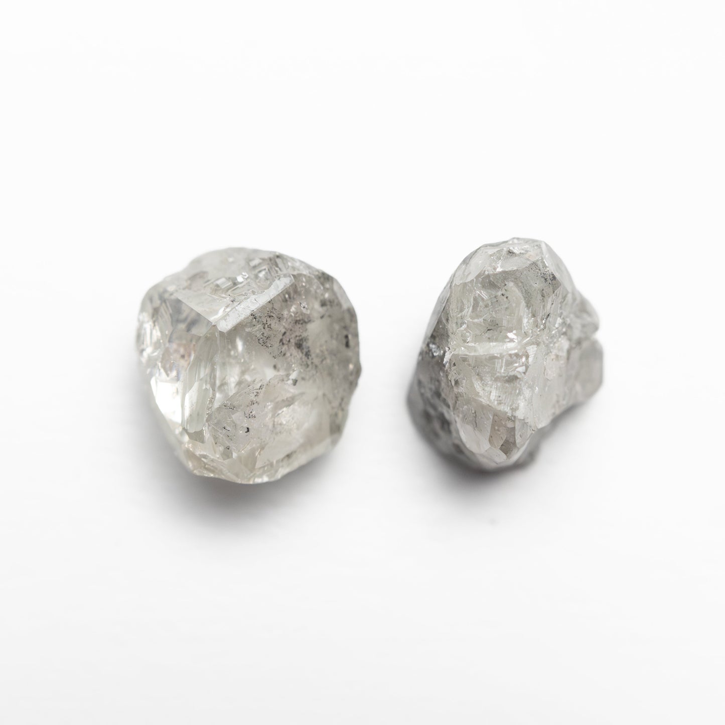 3.78cttw 2pc 7.28x6.85x4.57mm 6.55x6.32x5.44mm Polished Raw Diamond Matching Pair 🇨🇦 27971-01