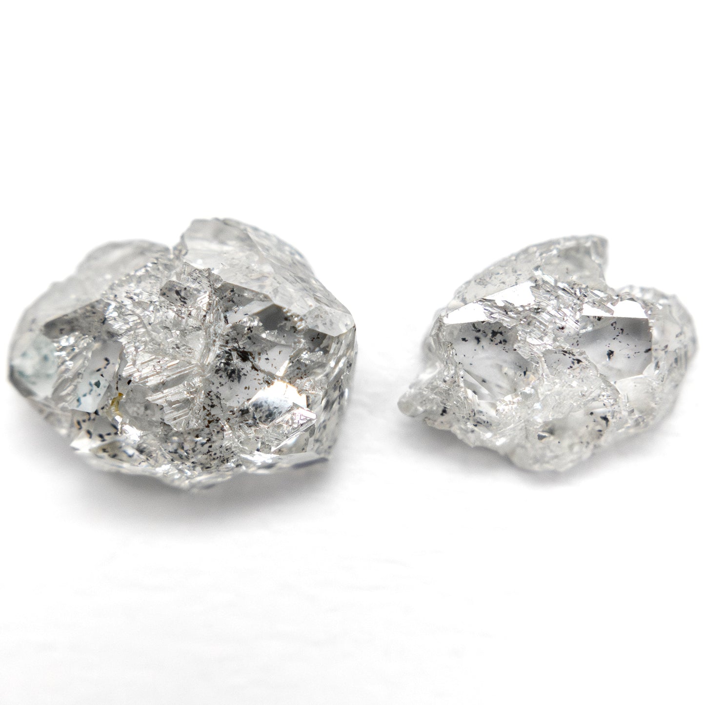 3.24cttw 2pc 9.35x7.33x3.75mm 8.11x5.86x2.38mm Polished Raw Diamond Matching Pair 🇨🇦 27980-01