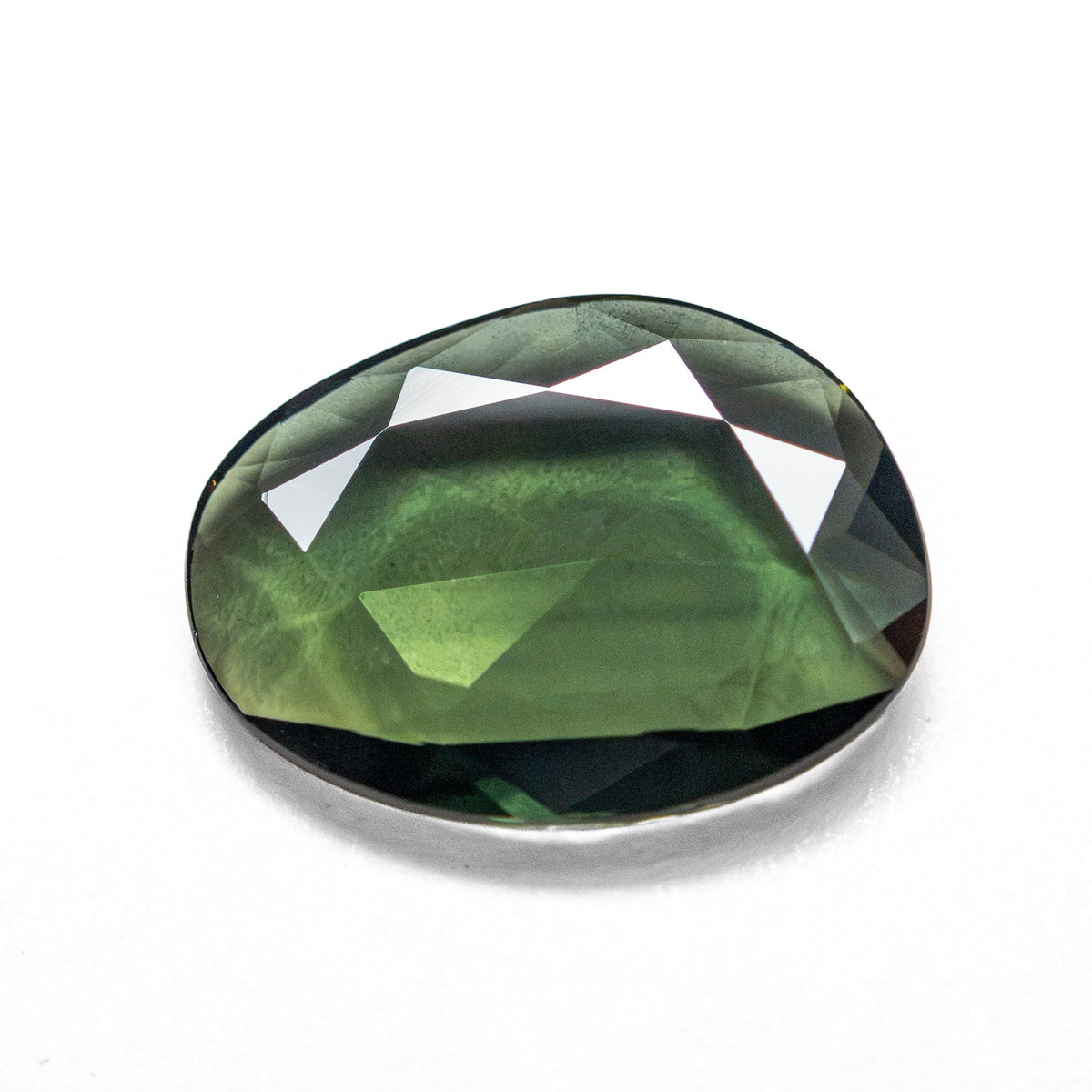 2.14ct 11.11x8.47x2.01mm Amorphous Rosecut Sapphire 28298-03