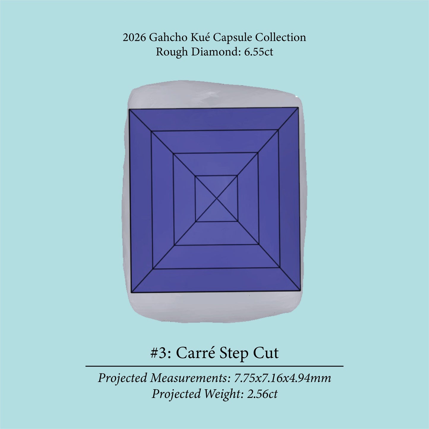 6.55ct Pre-Cut Canadian Champagne Diamond 27940