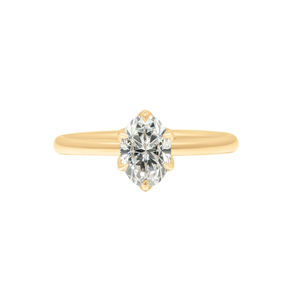 Tulip 6 Prong Oval Setting